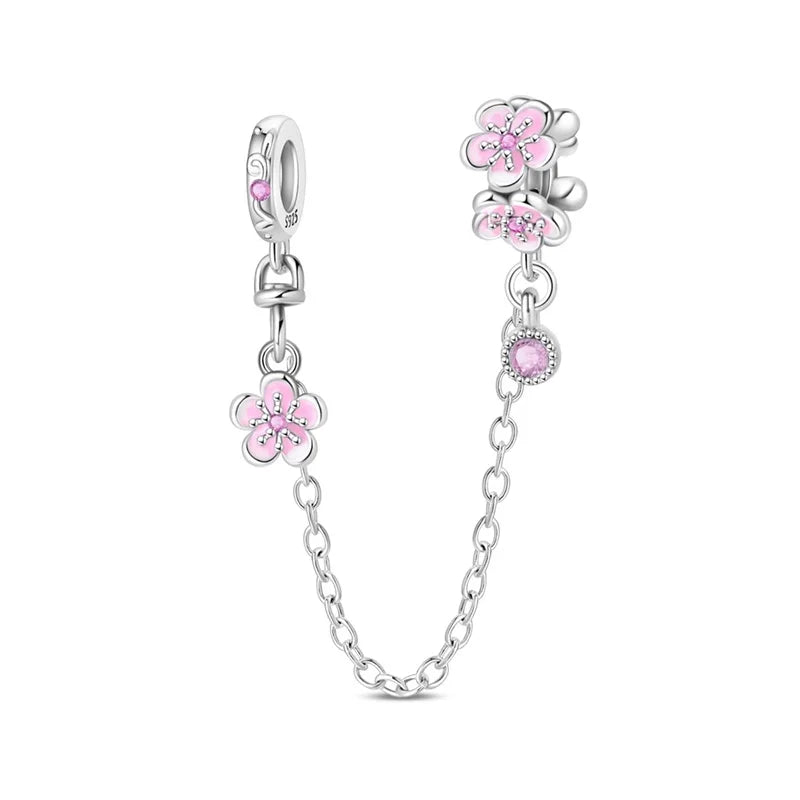 2026 New 925 Sterling Silver Pink Zirconium Horseshoe Necklace For Women Birthday Anniversary Jewelry Gifts