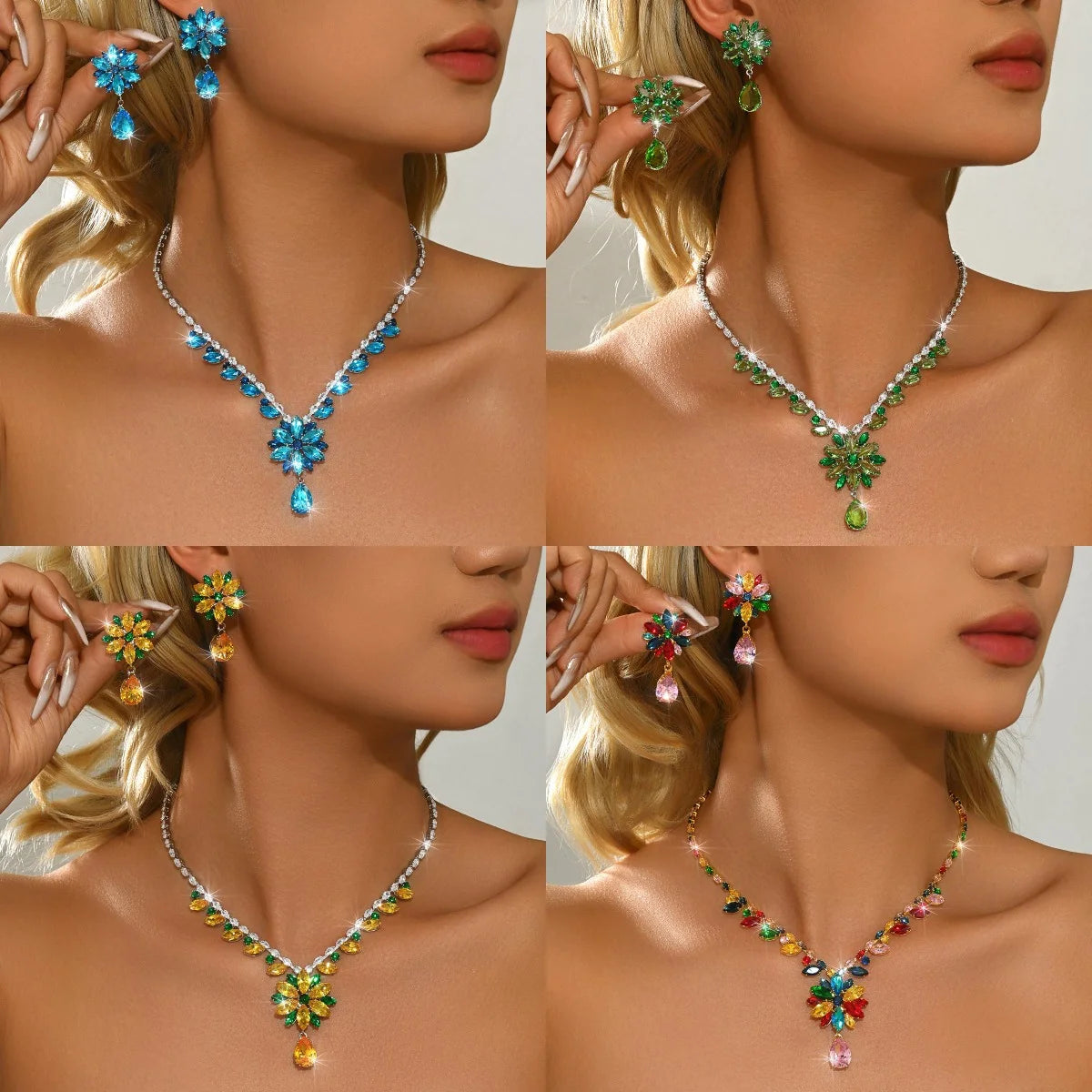 French Luxury Color Set with Floral Design, Exploring the Store, Taking Photos with Girlfriends, and Gifting as Companions