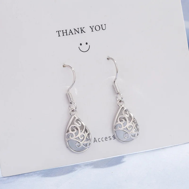 New 925 Sterling Silver Earrings AAA Zircon For Women Exquisite Student Girlfriend Jewelry Accessories Wedding Fashion Gift