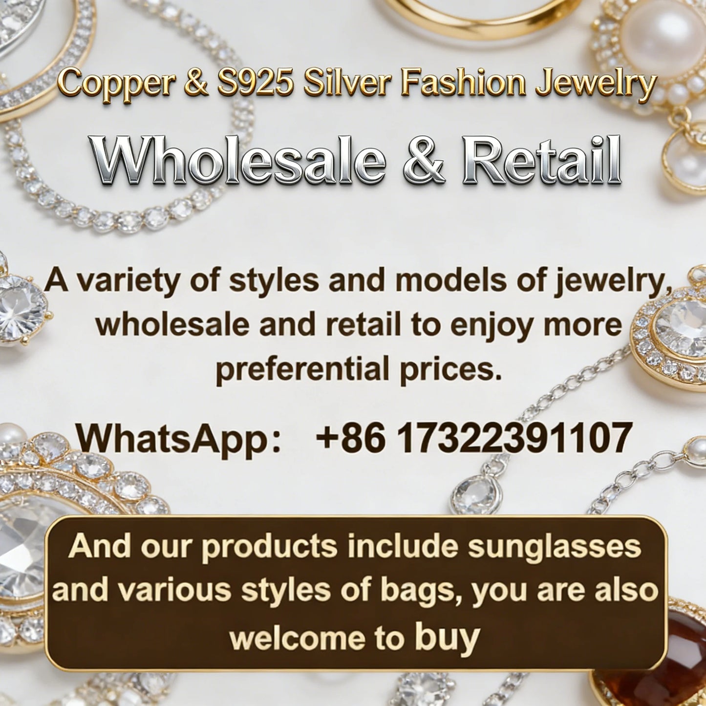 2026 YueC NEW Original Product: Flower Necklace, Butterfly Earrings, Light Luxury Charm Bracelet, Niche Design, Exquisit