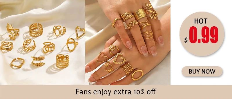 EILIECK 316L Stainless Steel Open Cuff Rings For Women Girl New Fashion Personality Non-fading Jewelry Gift Party кольцо женское