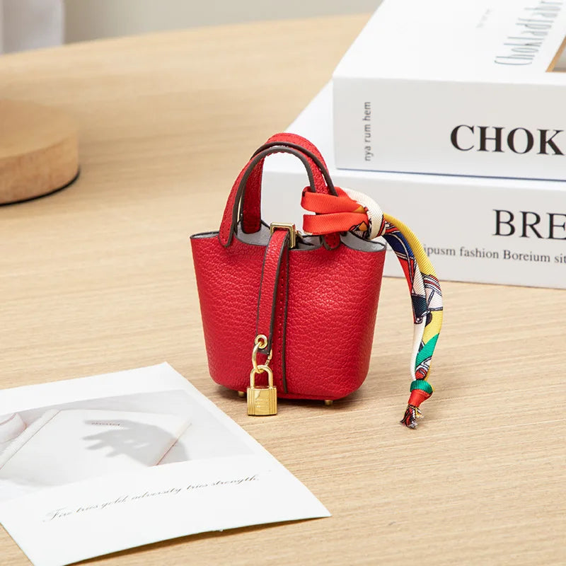 Mini Bag Pendant Keychain Hanging Accessory Zero Wallet Creative Portable Bracelet Bluetooth Earphone Bag Multifunctional