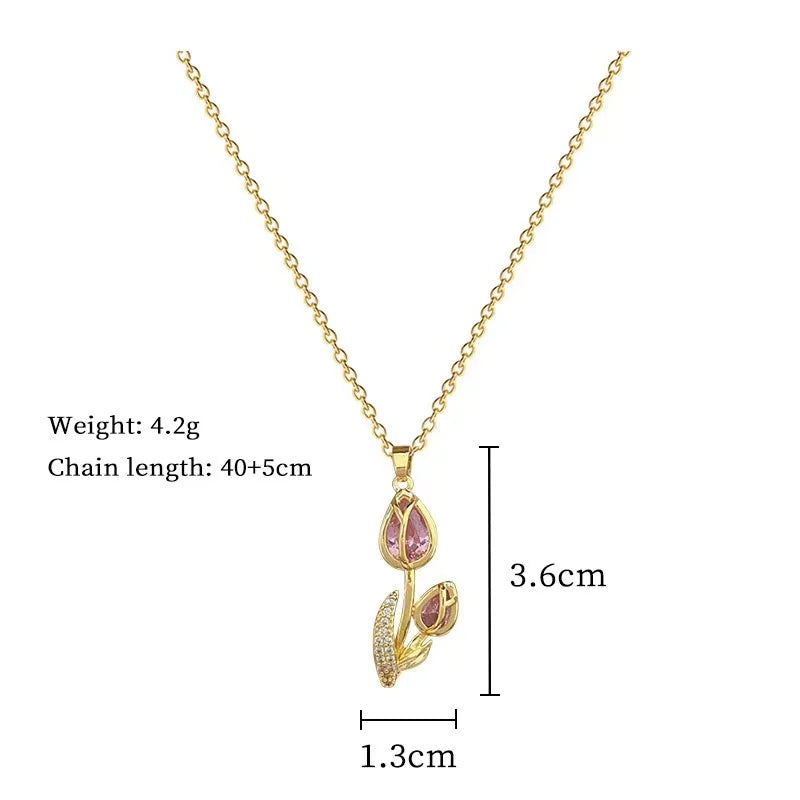 EILIECK 316L Stainless Steel Delicate Shiny Cubic Zirconia Cross Pendant Necklace for Women High Quality Jewelry Water Resistant