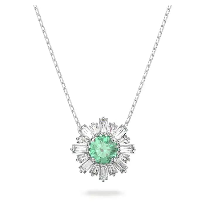 2026 New Trend Original Luxury Crystal Set Charm Yellow Pink Blue Flower Crystal Pendant Fashion Necklace Earring Gift for Women