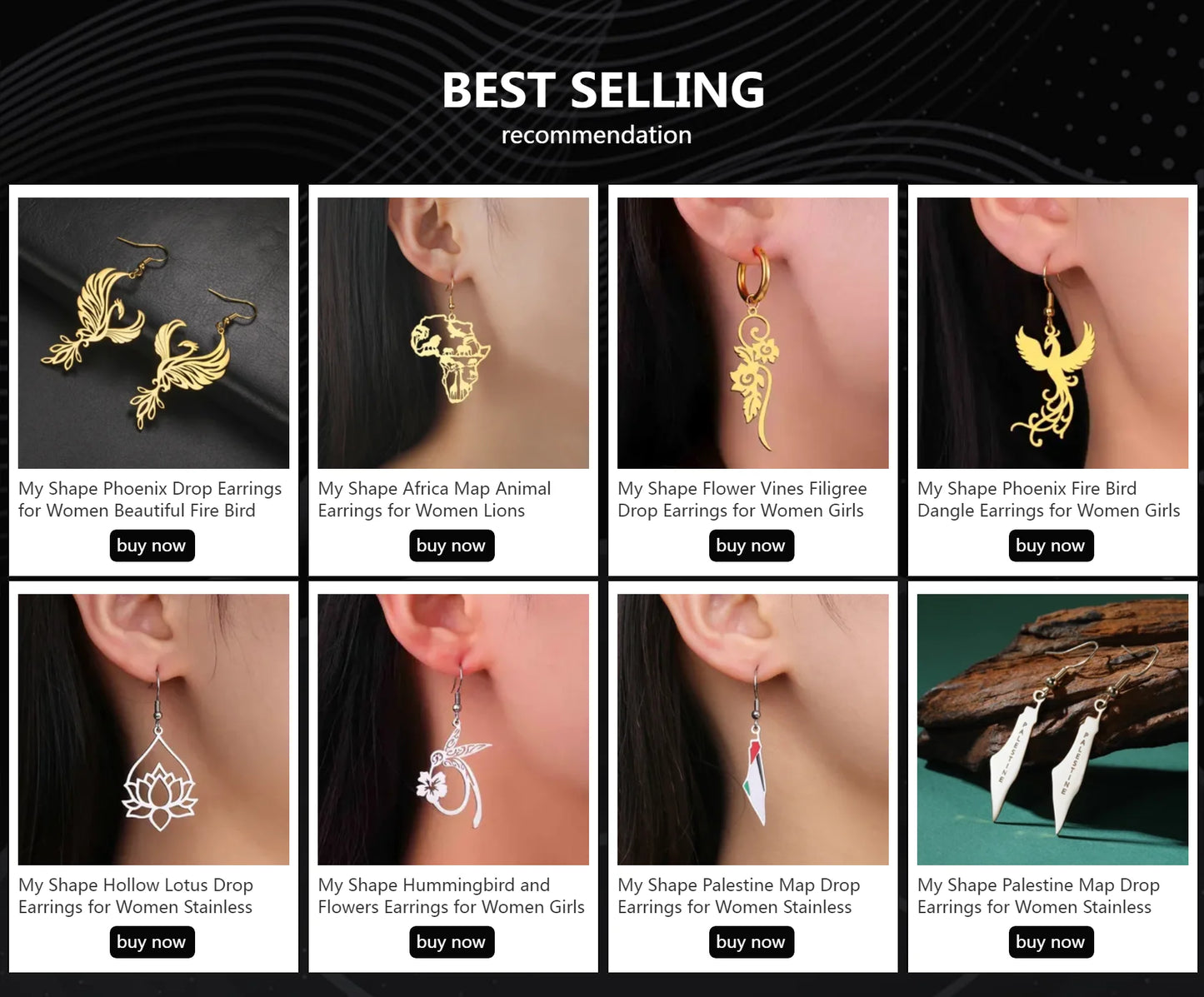 My Shape Music Note Drop Earrings for Women Men Gifts Stainless Steel Classic Musical Violin Dangle Earring Jewelry Musican Gift