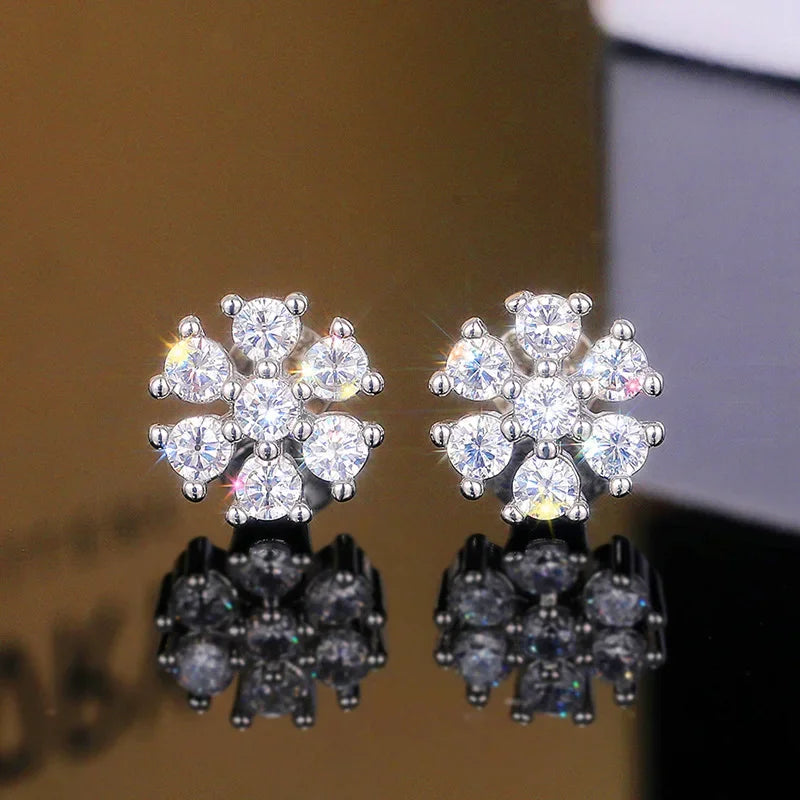 Unique Square Black Stone Stud Earrings for Women Special-interested Ear Accessories Daily Wear Party Statement Jewelry