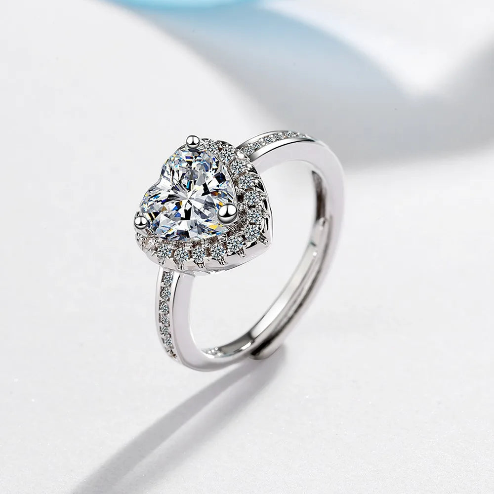 New 925 Sterling Silver 6A Zircon Ring Luxury Shines Simplicity Fashion Exquisite For women Wedding Engagement Jewelry