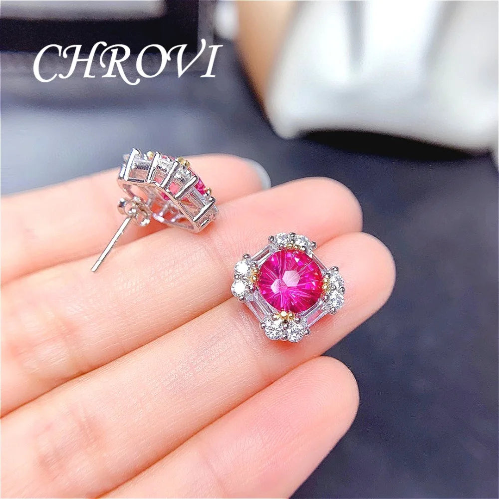 Light luxury 925 sterling silver popular diamond ring blue topaz ring pendant earring set， jewelry for women
