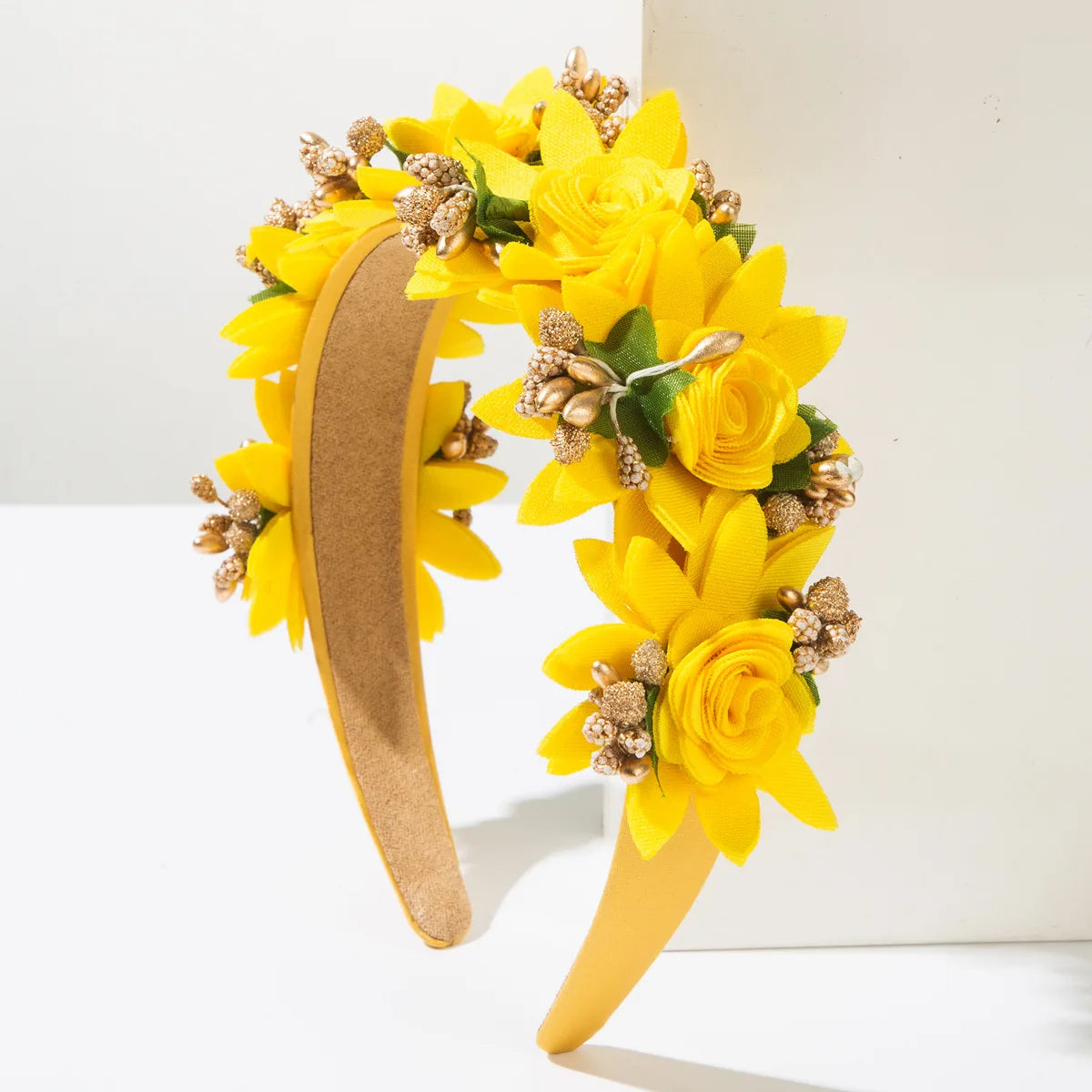 Simulation Rose Flowers Hairbands for Women Tiaras Crown Headband Hair Jewelry Party Birthday Costume Accessories