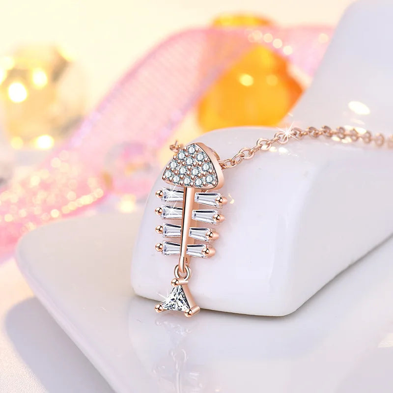 925 Sterling Silver Necklace Pendant Romance Heart Zircon High Quality For Woman Fashion Wedding Engagement Jewelry Gift