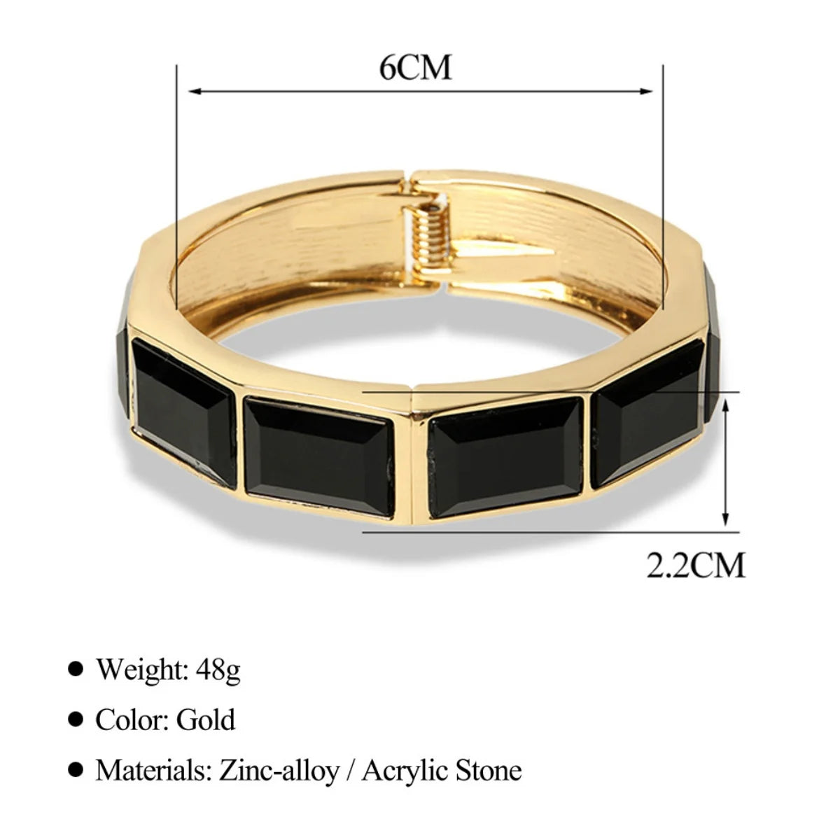 KMVEXO Gothic Punk Black Red Enamel Wide Bangles For Women Men Exaggerated Fashion Metal Bangle Bracelets Gift Vintage Jewelry