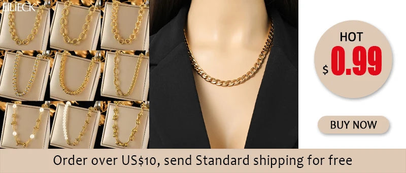 EILIECK 316L Stainless Steel Link Chain Bracelet Bangles For Women Trendy 18K Gold Plated Wrist Chain Waterproof Jewelry Gift