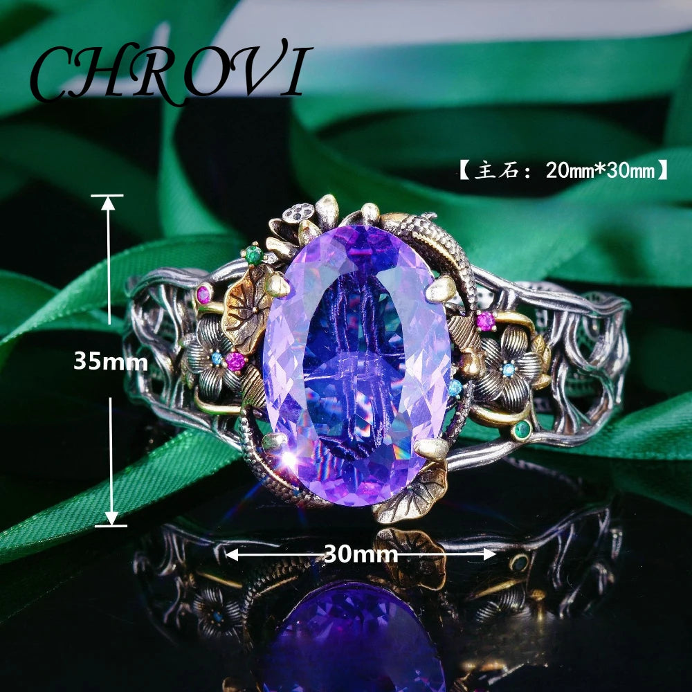 925 pure silver retro court-style double fish playing lotus set , lotus leaf bracelet, gemstone pendant ring, open style