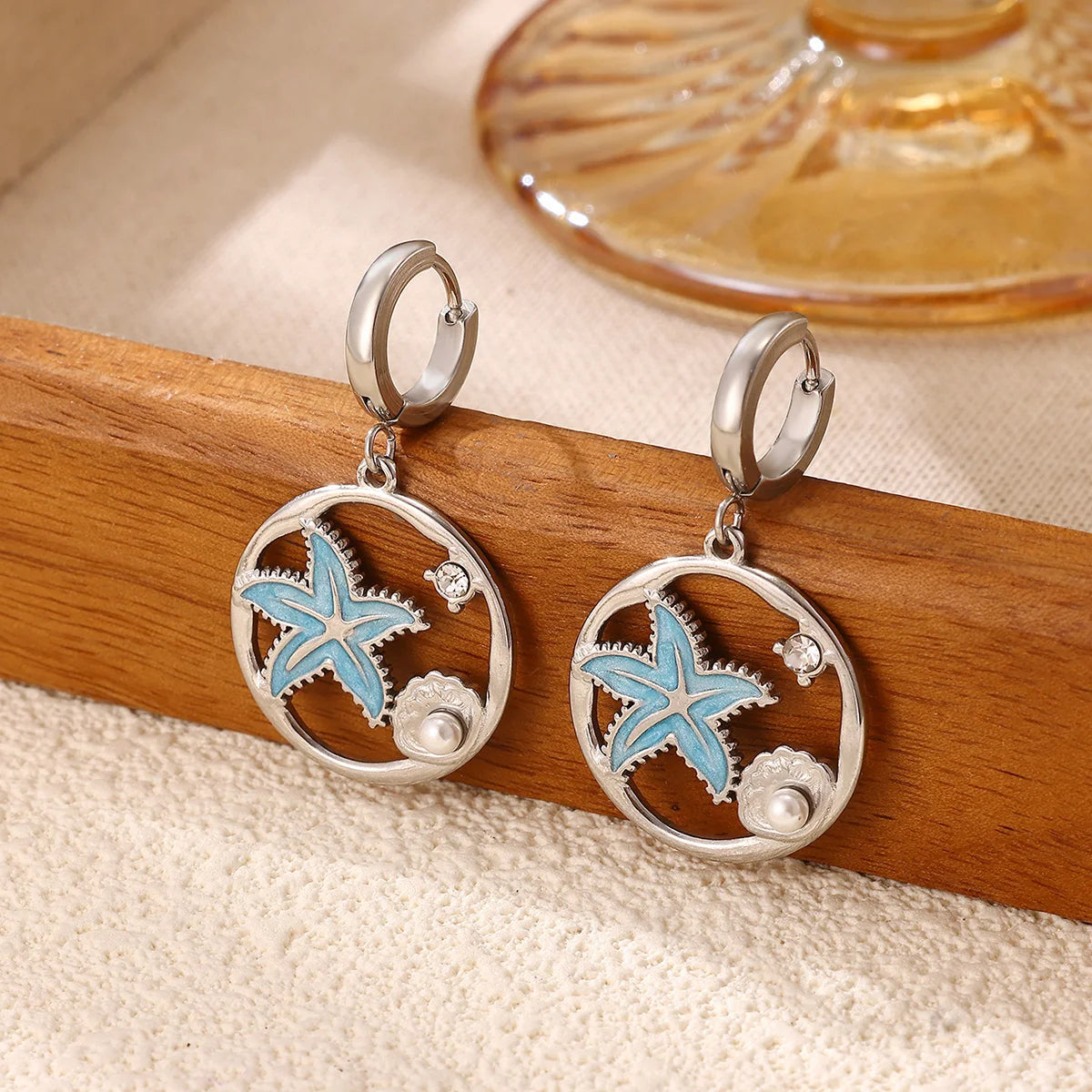Vintage Stainless Steel Drop Earrings For Women Dangle Dolphin Pearl Earrings Waterproof Wedding Party Jewelry Gift 2026 New in