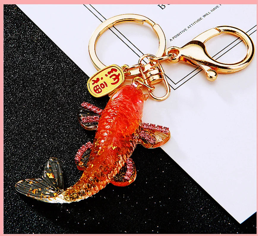 Creative rhinestone cute big yellow duck car keychain women's bag pendant metal key chain ring festival gift wholesale