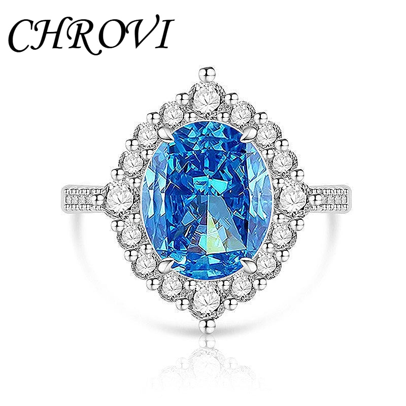 Light luxury 925 sterling silver gemstone ring, luxurious jewelry, unisex, fashionable for work, parties, and weddings ring