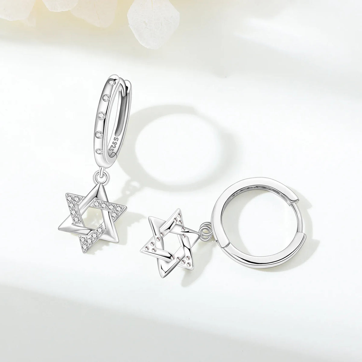 Orstarry 925 Sterling Silver Shining Starry Sky Series Drop Earrings Women Earrings Charm Fashion Versatile Party Jewelry Gifts