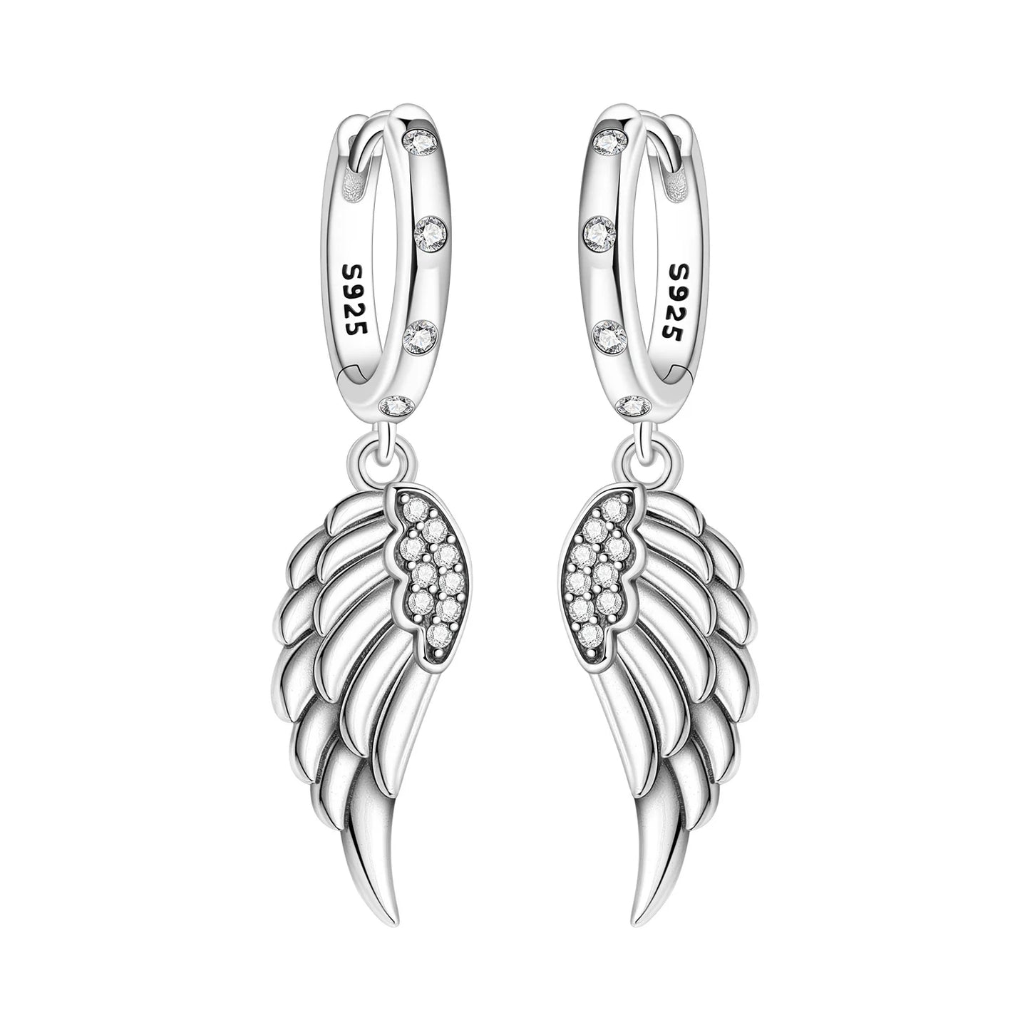 Hot Sale Original 925 Sterling Silver Zircon Pink Doughnut Earrings Flower Paw Print Design Women Party Jewelry Gifts Ear Loops