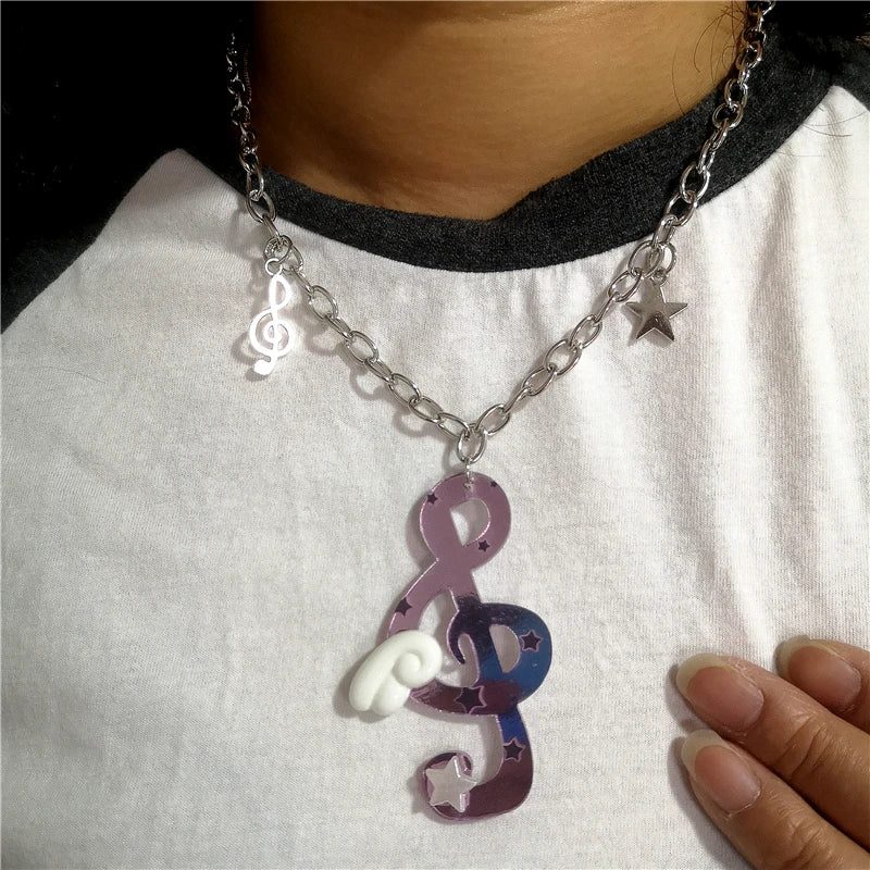 Gothic Y2K Sweet Cool Girl Necklace Choker Cute Trendy 2026 NEW Chains Neck