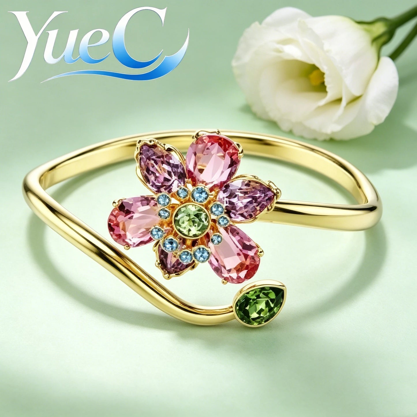 2026 YueC NEW Original Product: Flower Necklace, Butterfly Earrings, Light Luxury Charm Bracelet, Niche Design, Exquisit