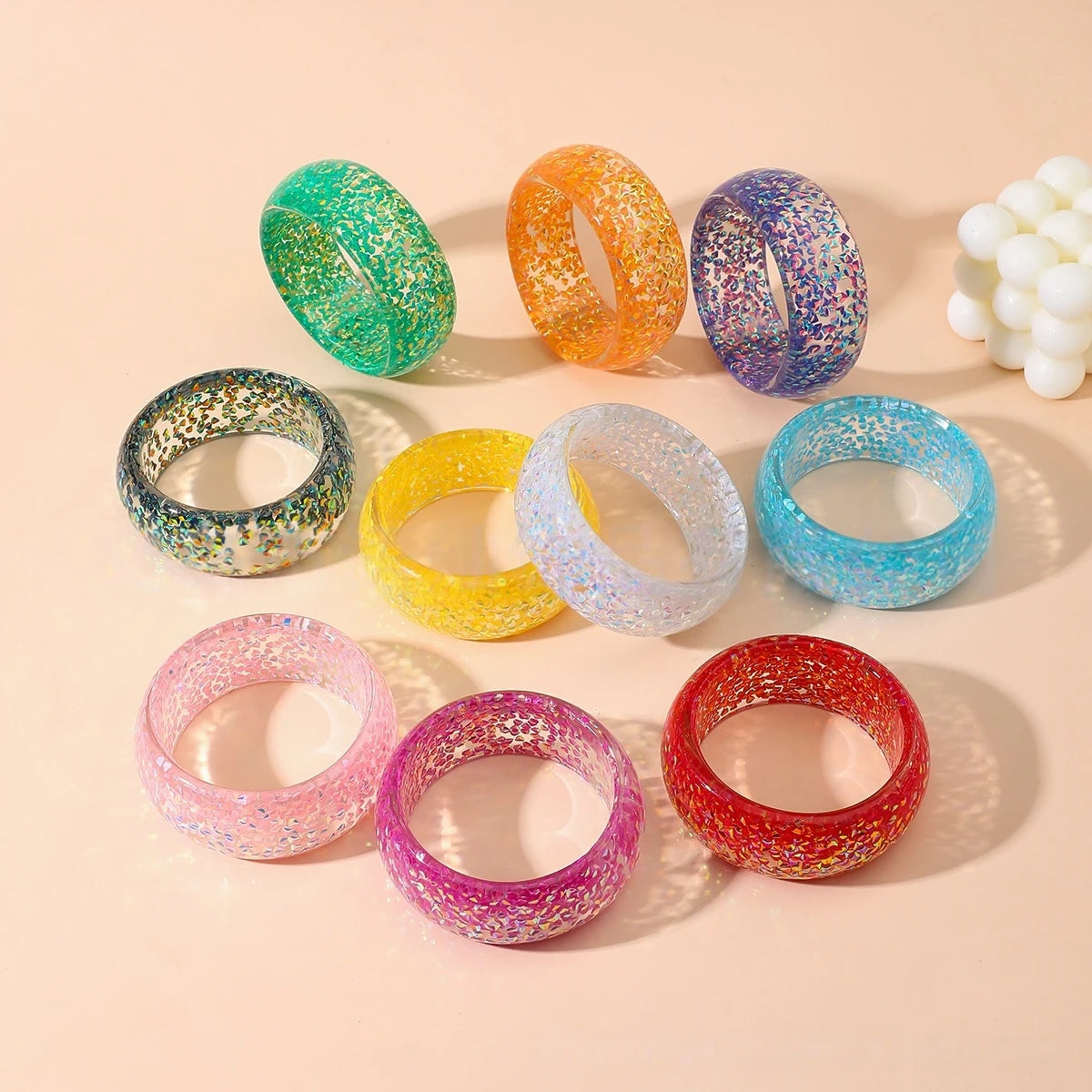 KMVEXO Irregular Geometric Colorful Foil Resin Wide Cuff Bangles for Women Girl Acrylic Wide Bracelets Bangle New Summer Jewelry