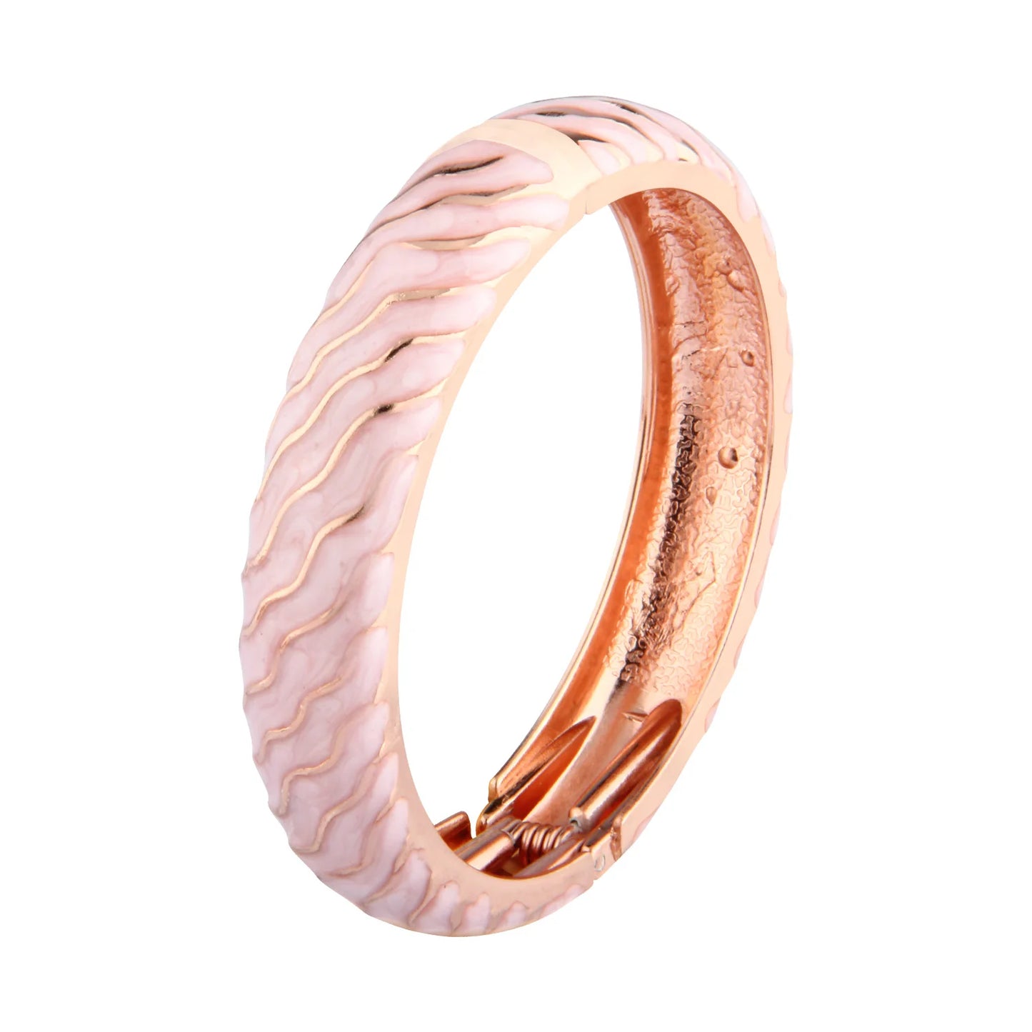 Cloisonne Bracelets For Women Striped Bracelet On Hand Enamel Jewelry Bangle For Women Female Birthday Mother's Day Gift Wife