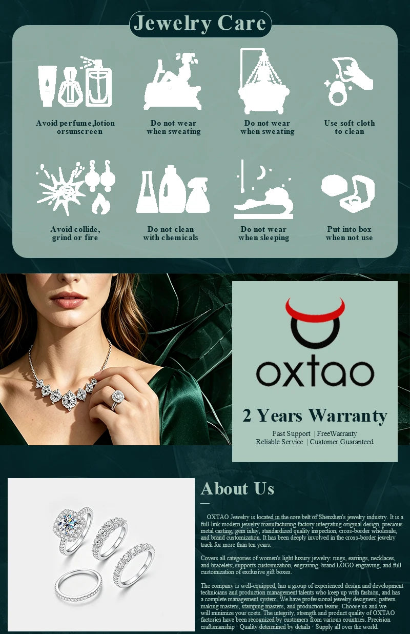 OXTAO Statement Hiphop Cross Earrings for Men Women 2.5mm D VVS1 Moissanite Drop Earrings Party Jewelery Gifts 14K Gold Filled