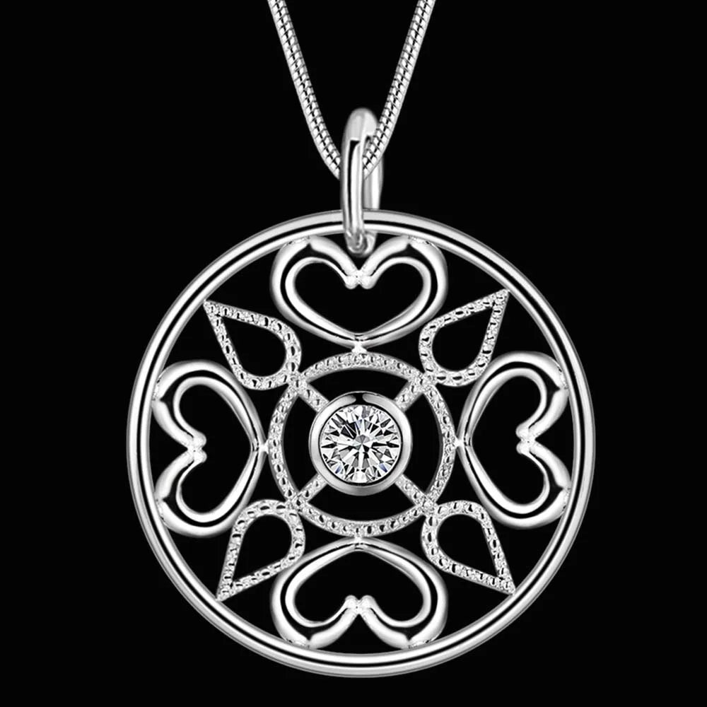925 Sterling Silver Necklace Pendant wholesale High quality Fashion jewelry chains for women luxury wedding gifts