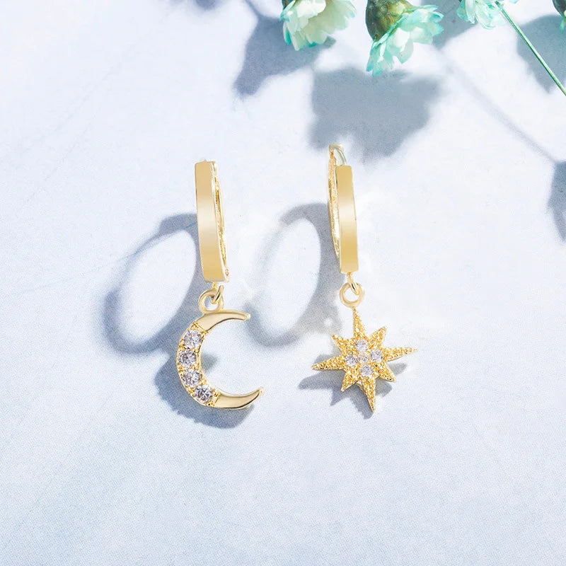 New 925 Sterling Silver Earrings AAA Zircon For Women Exquisite Student Girlfriend Jewelry Accessories Wedding Fashion Gift