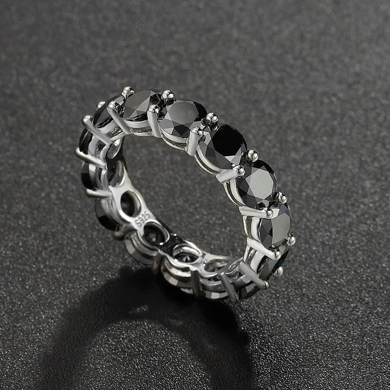 Moissanite Rings 14 Tones 7ct Sterling Silver D VVS Lab Diamond with GRA Certificate Engagement Wedding Ring for Women