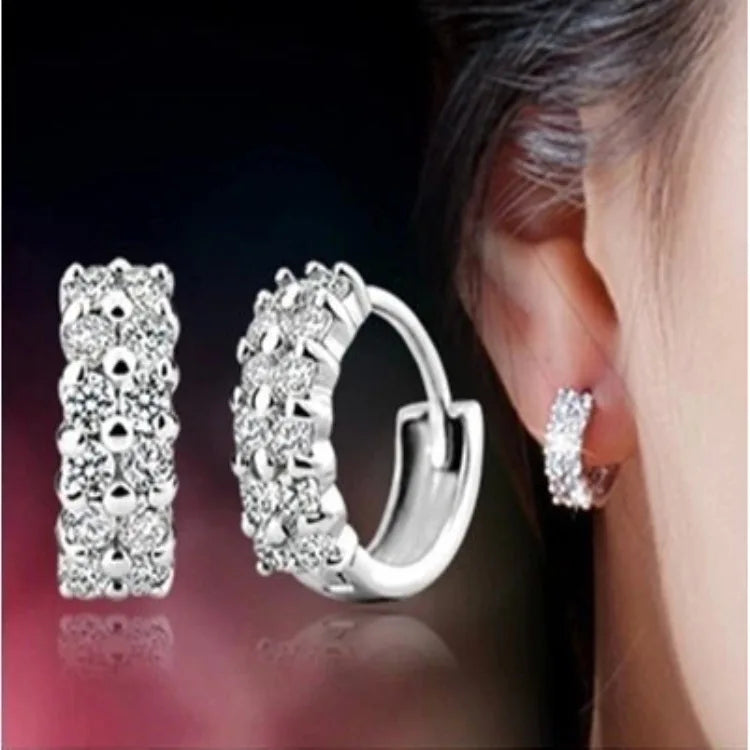 925 Sterling Silver Earrings stud Butterfly For Women Exquisite Student Girlfriend Jewelry Accessories Wedding Fashion Gift