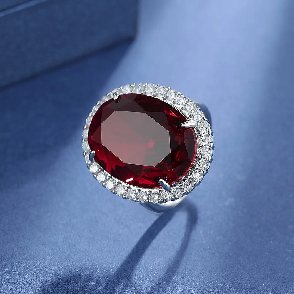 New 925 Sterling Silver Zircon Ring Luxury Shines Simplicity Fashion Exquisite For women Wedding Engagement plated 18k Jewelry