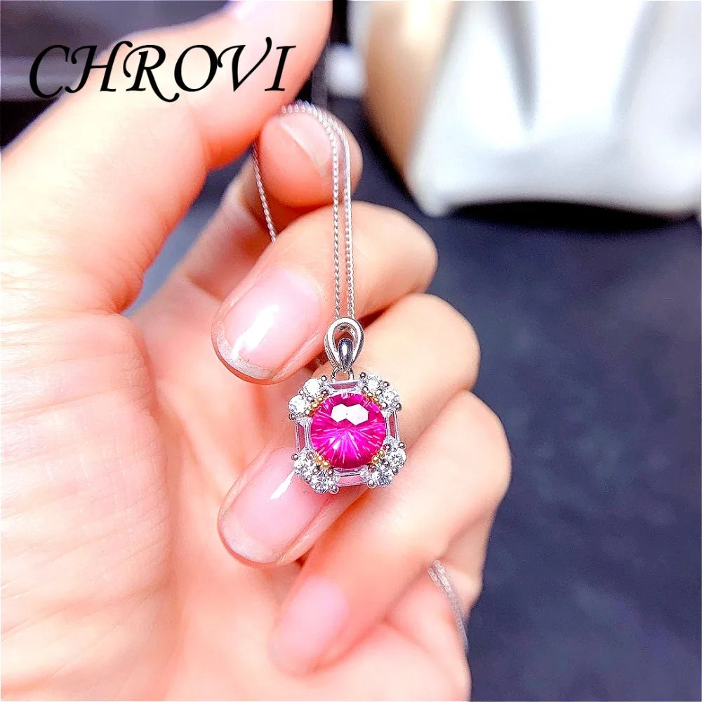 Light luxury 925 sterling silver popular diamond ring blue topaz ring pendant earring set， jewelry for women