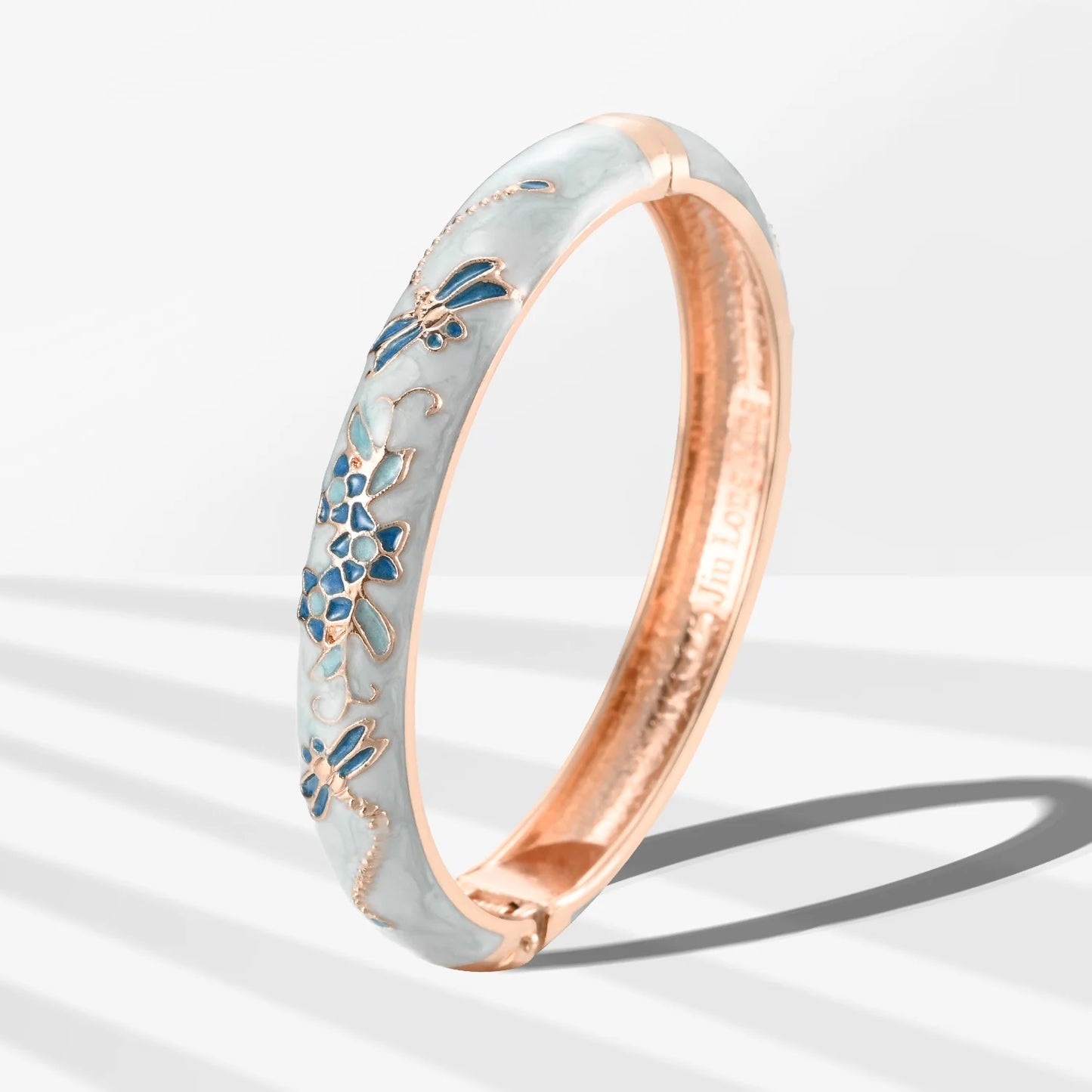 Cloisonne Bracelet For Women Bangles On Hand Enamel Jewelry Flower Women's Hand Bracelet Female Bangle Mother's Day Gifts Wife