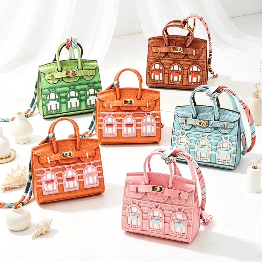 Mini Hanging Small Home Light Luxury New Fashion Decoration Envelope Headphone Leather Purse Leather Pendant Mini Keychain