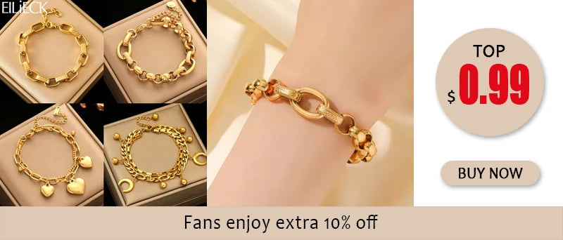 EILIECK 316L Stainless Steel Cubic Zirconia Butterfly Chain Bracelet For Women New Rust Proof Office Ladies Chic Jewelry Gift