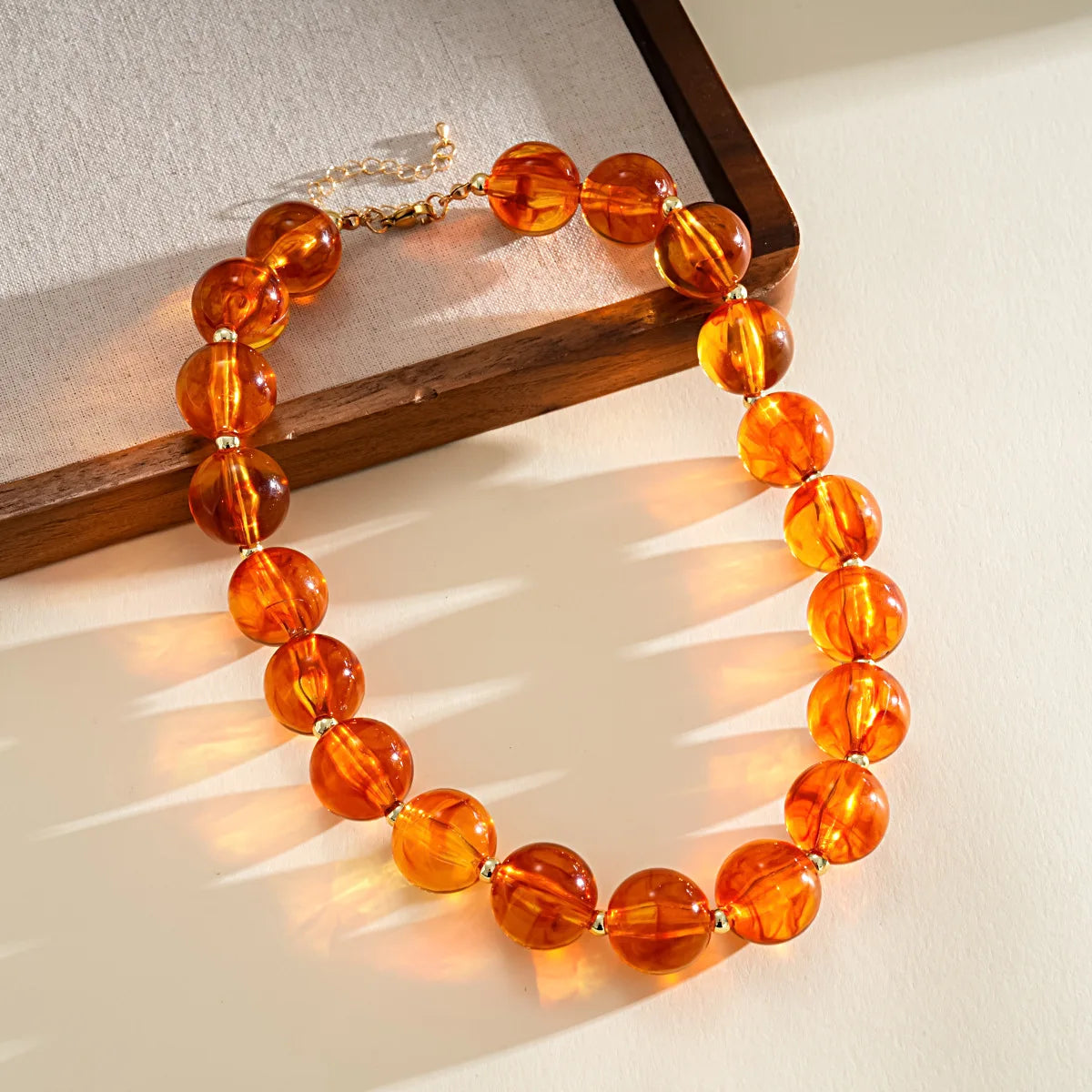 KMVEXO Fashion Colorful Acrylic Big Beads Necklace Bracelet Set for Women Personality Originality Holiday Jewelry Accessories