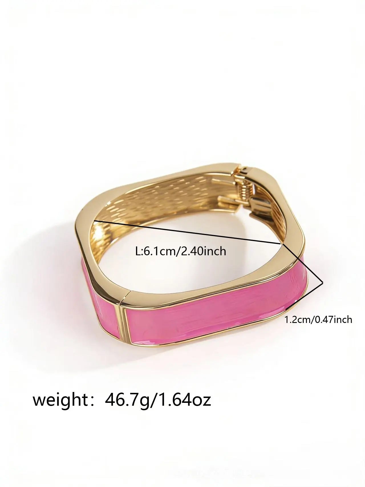 KMVEXO Dopamine Color Blocked Bangles Creative Design Fashionable Temperament Drip Oil Imitate Enamel Bracelet Women Jewelry