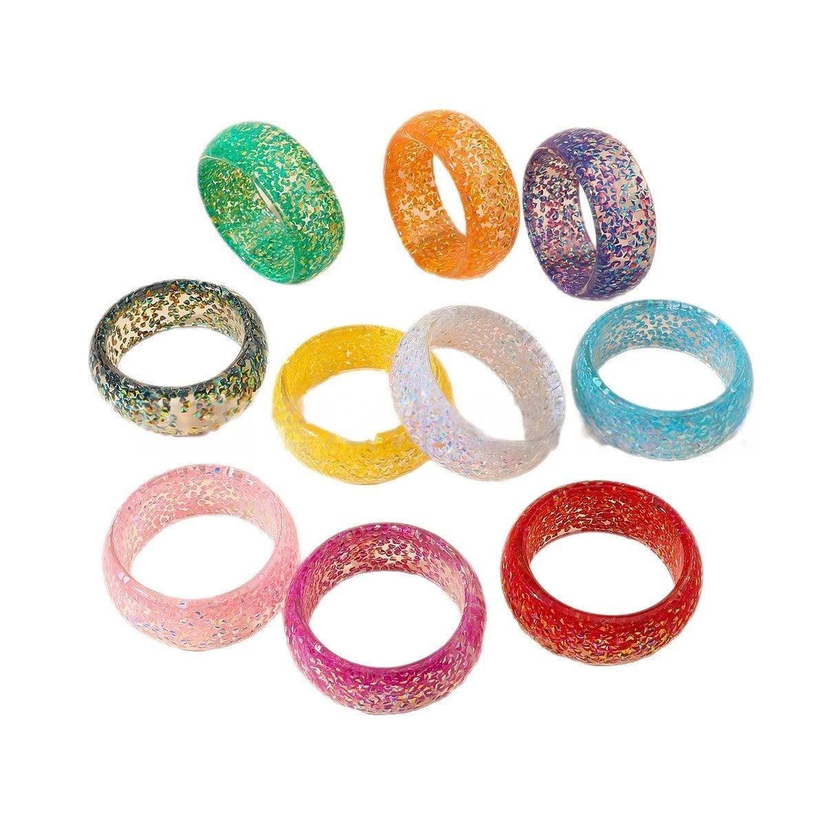 KMVEXO Irregular Geometric Colorful Foil Resin Wide Cuff Bangles for Women Girl Acrylic Wide Bracelets Bangle New Summer Jewelry