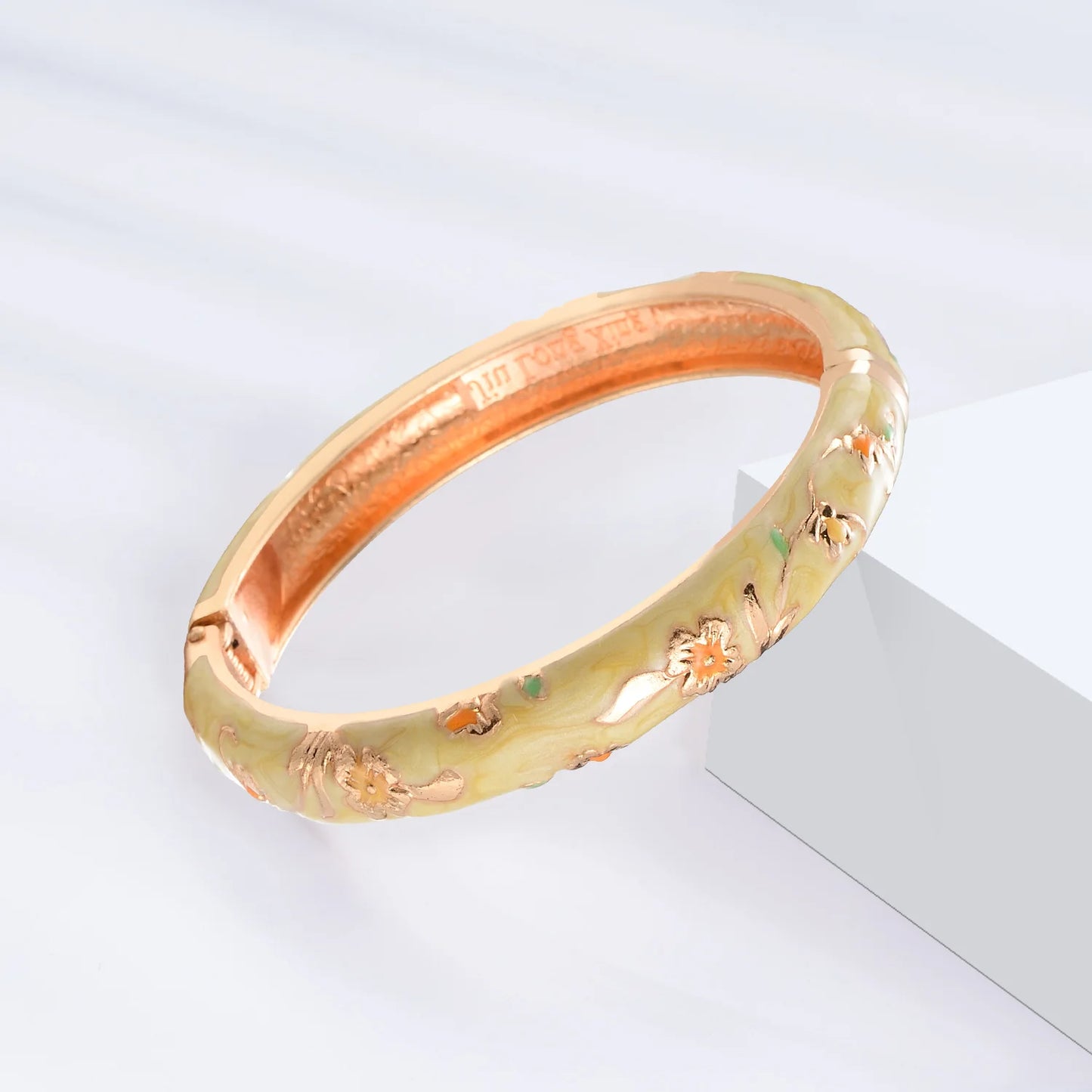Enamel Bracelet For Women Cloisonne Bangles On Hand Floral Women's Hand Bracelets African Jewelry Dubai India Mother's Day Gifts