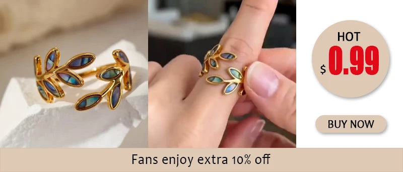EILIECK Delicate Cubic Zirconia Teardrop Adjustable Rings Stainless Steel Fashion Open Ring High Quality Chic Charm Jewelry