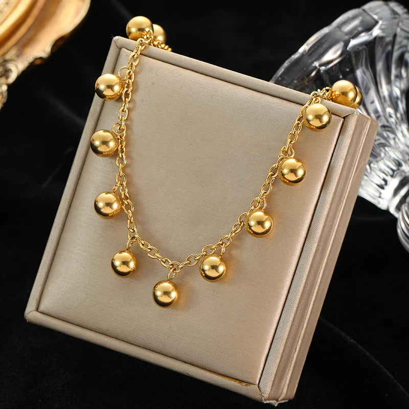 EILIECK 316L Stainless Steel Heart Love Pendant Necklace For Women Daily Wear Trendy Exquisite Charm Neck Chain Jewelry Gift