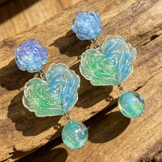 Sweet Flowers Earrings for Women Vintage Beach Style Summer Vacation Jewelry Elegant Versatile Bohemian Pendientes Mujer
