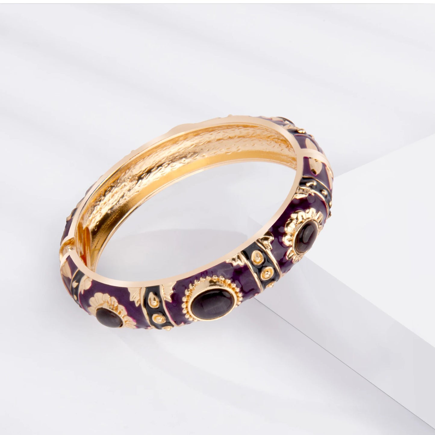 1/5 PCS Enamel Bracelet For Women Bangle On Hand Cloisonne Women's Hand Bracelets India African Jewelry Bohemian Designer Gifts