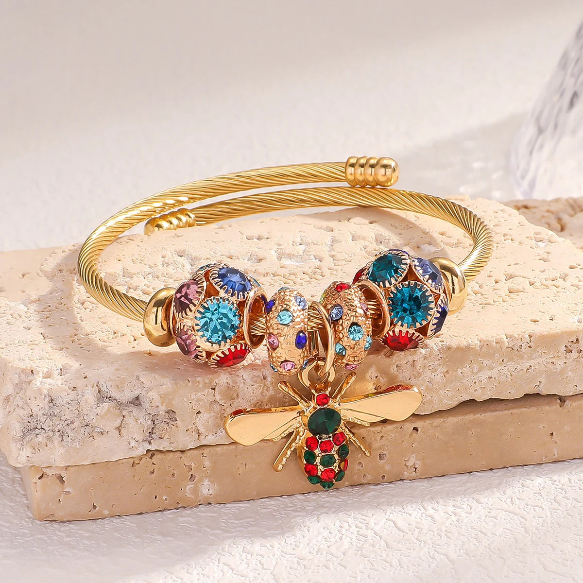 1PC Women's Fashion Pan Family Multi Element Beaded Bracelet Jewelry Accessories Suitable for Date, Party, Festival Gifts