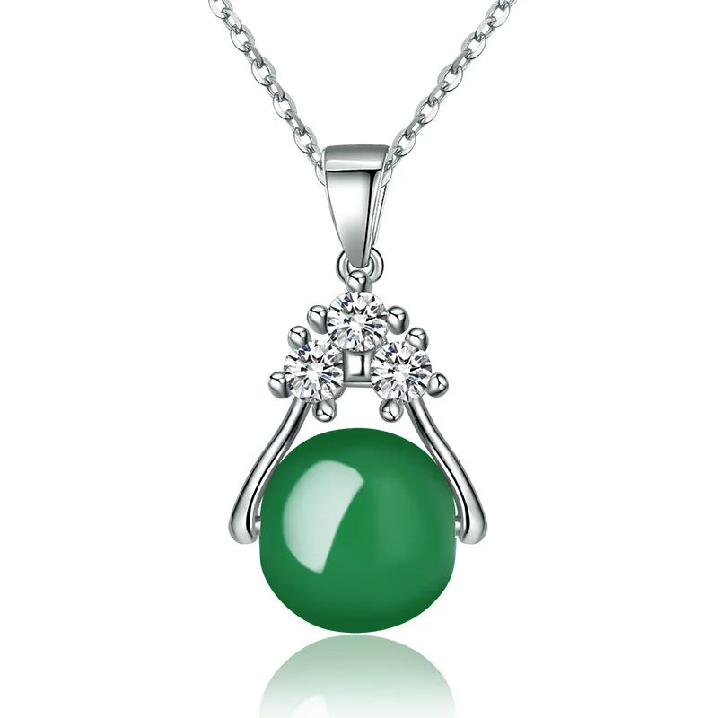 925 Sterling Silver Necklace Pendant Romance Heart Zircon High Quality For Woman Fashion Wedding Engagement Jewelry Gift