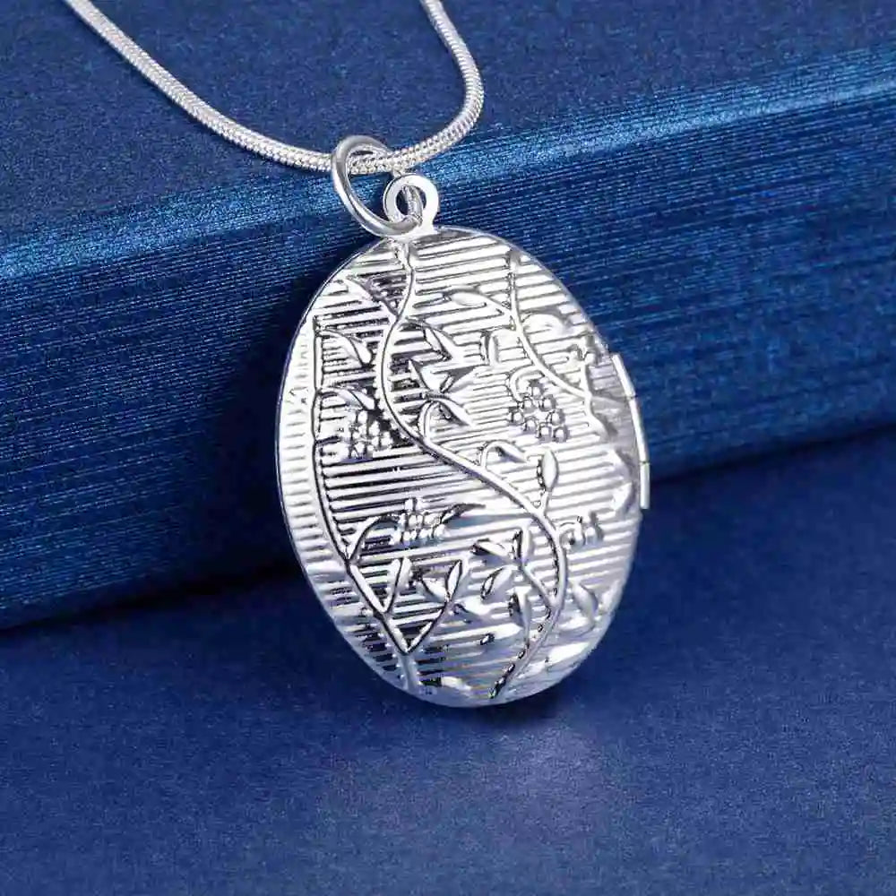 Hot 925 Sterling Silver Necklace Pendant Tree High Quality For Women Wedding Engagement Fashion Jewelry Gifts