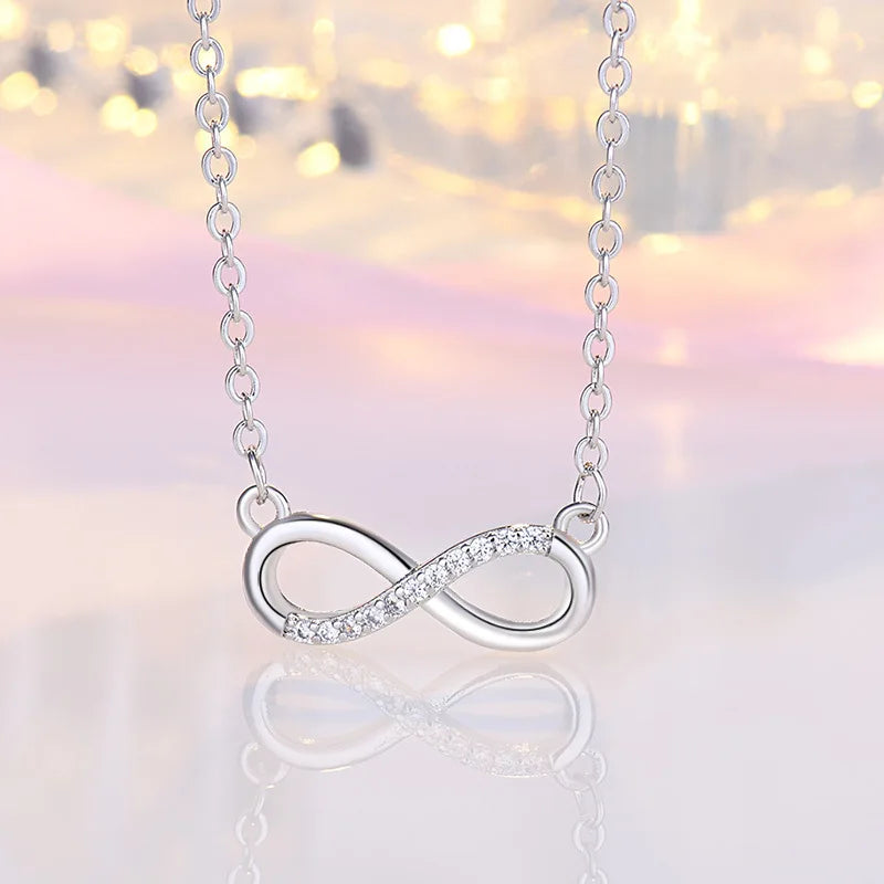 925 Sterling Silver Necklace Pendant Romance Heart Zircon High Quality For Woman Fashion Wedding Engagement Jewelry Gift