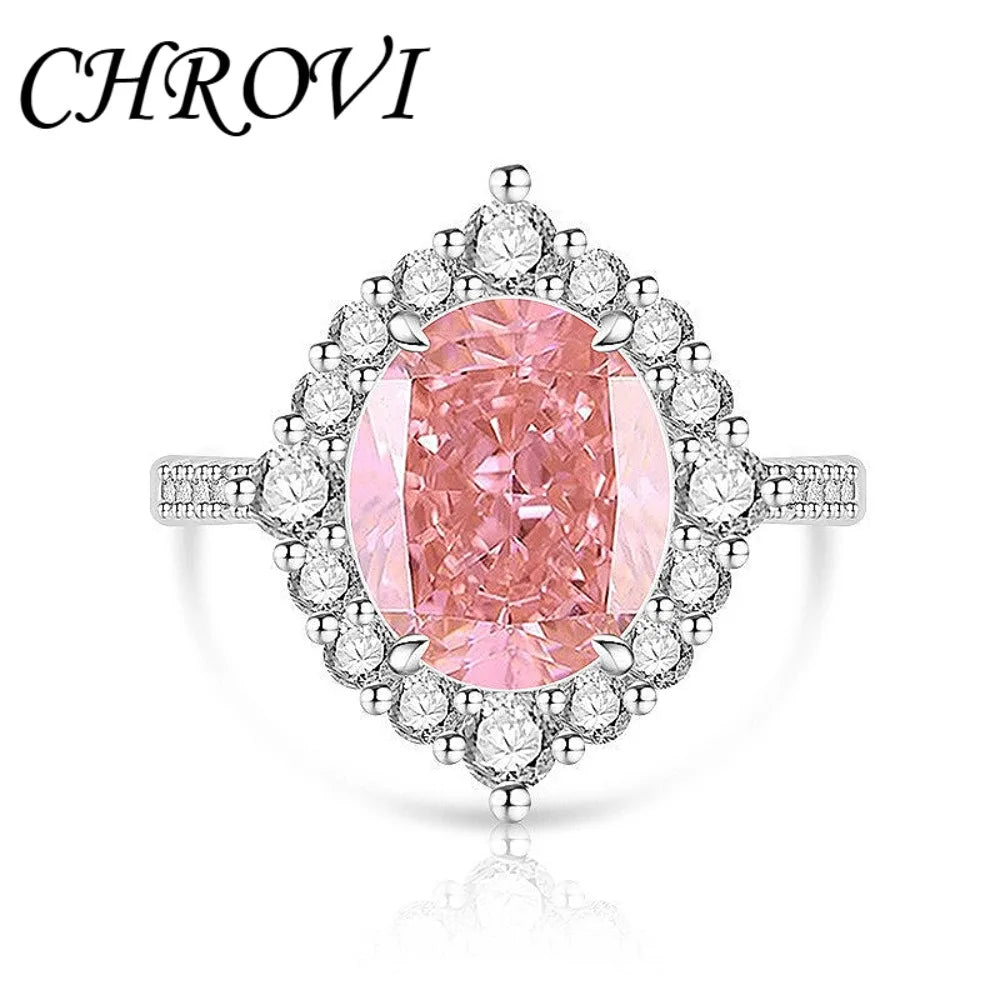 Light luxury 925 sterling silver gemstone ring, luxurious jewelry, unisex, fashionable for work, parties, and weddings ring