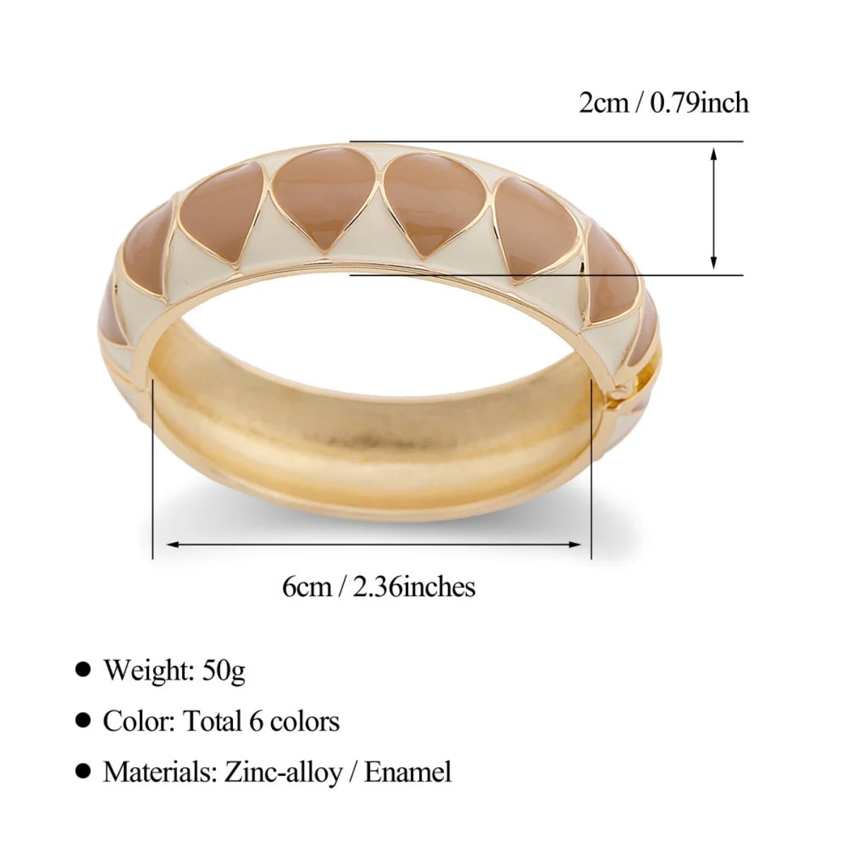 KMVEXO Irregular Enamel Spring Metal Chunky Bangles For Women Geometric Wood Wide Cuff Bracelet Punk Hip Hop Statement Jewelry ﻿